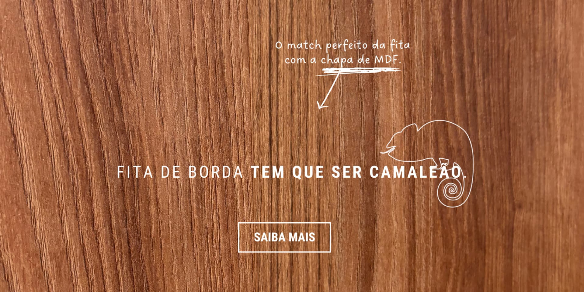 Fita de borda tem que ser camaleão — o match perfeito da fita com a chapa de MDF